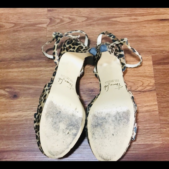 FRANCO SARTO LEOPARD PRINT PLATFORM HEELS - Picture 5 of 7